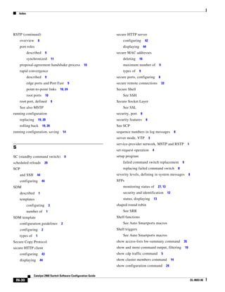 Cisco 2960 Switch Configuration