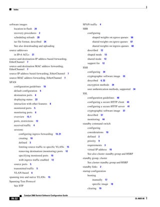 Cisco 2960 Switch Configuration