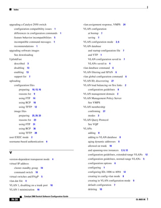 Cisco 2960 Switch Configuration