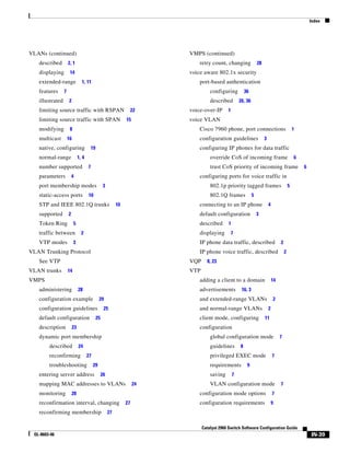 Cisco 2960 Switch Configuration