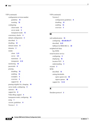 Cisco 2960 Switch Configuration