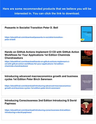 Introducing GitHub 1st Edition Peter Bell | PDF