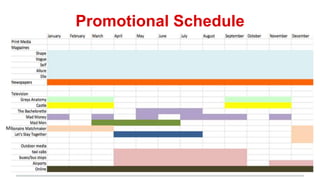 Promotional Schedule
Mi
 