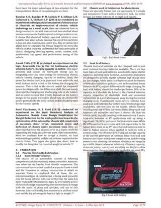 Fabrication of Electric Two Wheeler | PDF
