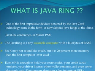 java-ring | PPT