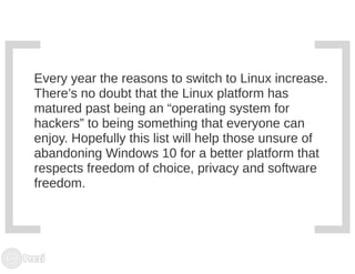 Windows to Linux Migration