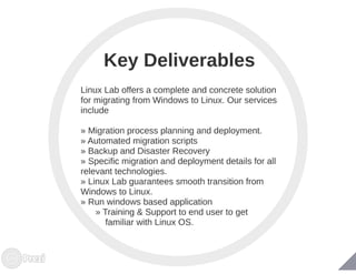 Windows to Linux Migration