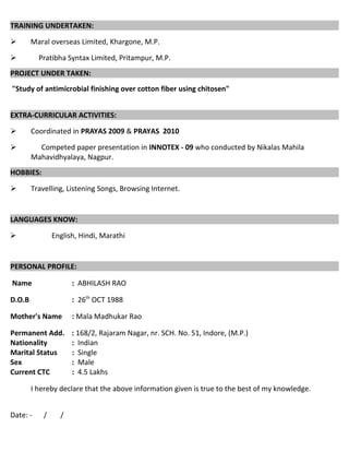 ABHILASH RAO RESUME PDF - ABHILASH RAO RESUME 2 320 