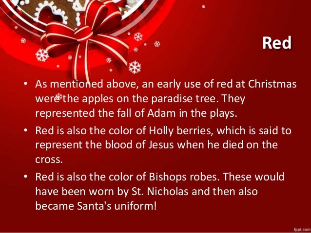 colors of christmas