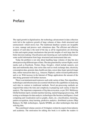 Modern Technologies for Big Data Classification and Clustering 1st ...