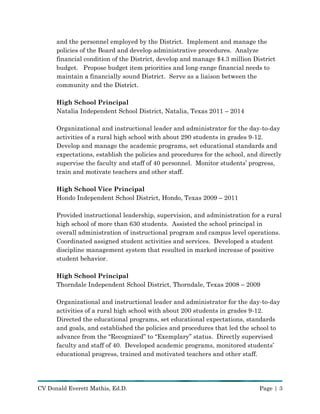 Curriculum Vitae | PDF