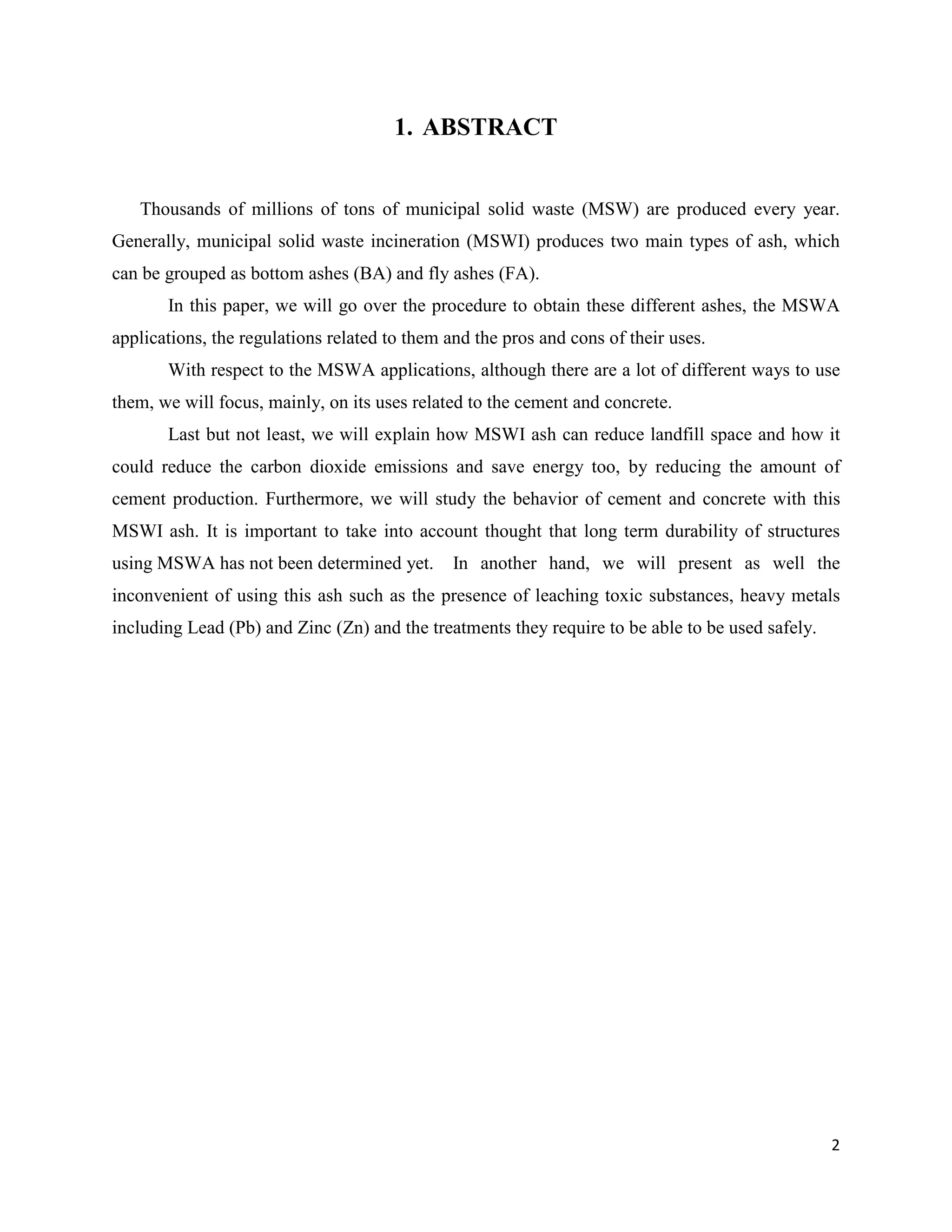 2 Reinforced Concrete Structures - APPLICATIONS OF MUNICIPAL SOLID ...