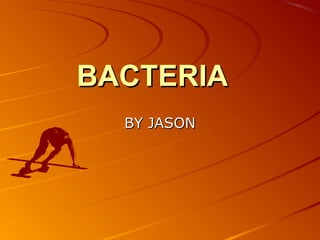 BACTERIABACTERIA
BY JASONBY JASON
 