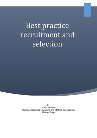 Best-practice-recruitment-and-selection-a-tool-kit | PDF