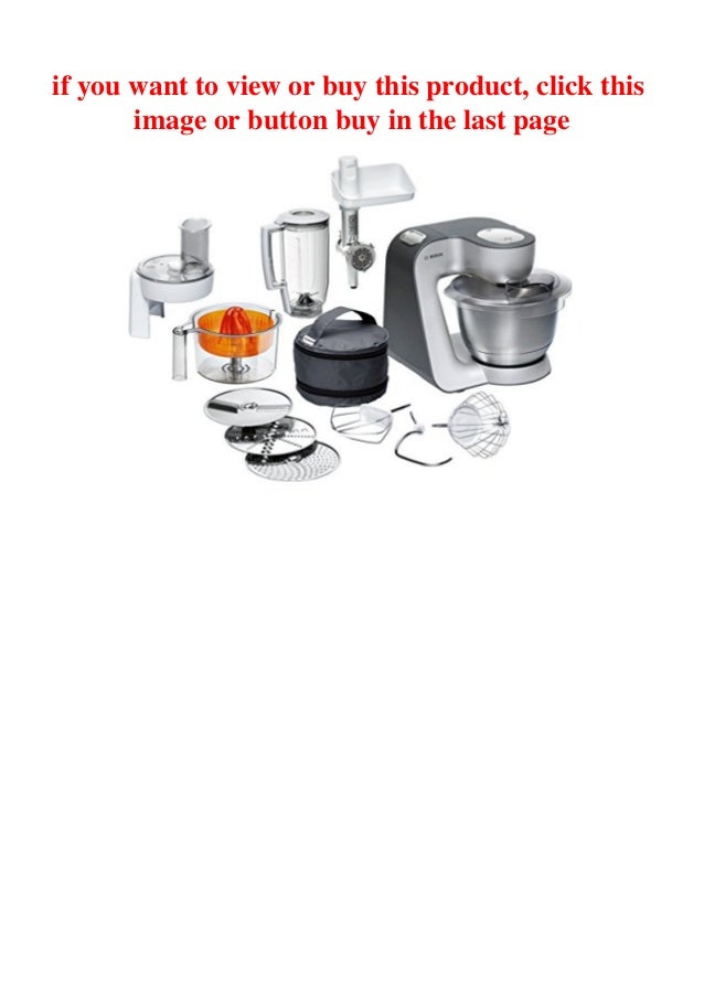 Bosch Mum56340 Kuchenmaschine Styline 900 Watt Edelstahl Ruhrschus