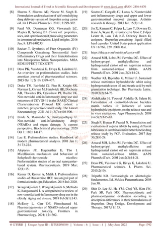 Formulation Development and Evaluation of Tablet Formulation Containing ...