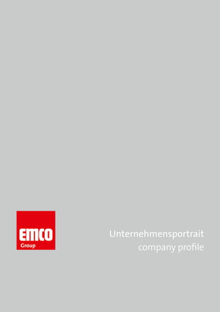 Unternehmensportrait
company profile
 