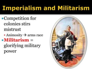 Rise of NationalismGrowing nationalism  competitionBalkan nationalism  demand independence