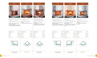 80 81
PUFF
Red Verona and bush-hammered
Trani marble
* in the photo Ecomax tondo 95
Marmo Trani bocciardato e rosso
di Verona.
* in foto con interno Ecomax
tondo 95
cod: PRONTOPUF
height of fire slab
altezza piano fuoco
flue exit
uscita fumi
weight
peso
air vent
presa d’aria
30 cm
ø 25 cm
500 kg
ø 10 cm
120
170
SIRMIONEAIRONE
Bush-hammered and yellow rose
Trani marble
* in the photo Ecomax A80
available also with the Ghisafort A80
Marmo Trani bocciardato
e giallo rosato.
* in foto con interno Ecomax A80
disponibile anche con Ghisafort
A80
height of fire slab
altezza piano fuoco
flue exit
uscita fumi
weight
peso
air vent
presa d’aria
28 cm
ø 25 cm
375 kg
ø 15 cm
Red Verona marble and white
bush-hammered Trani
* in the photo Ecomax A90
available also with the Ghisafort A90
Marmo rosso di Verona e bianco
Trani bocciardato.
* in foto con interno Ecomax A90
disponibile anche con Ghisafort A90
cod: PRONTOAIR/S
cod: GHISAIRONED/S
height of fire slab
altezza piano fuoco
flue exit
uscita fumi
weight
peso
air vent
presa d’aria
30 cm
ø 25 cm
430 kg
ø 15 cm
125
80
105
95
cod: PRONTOSIRD/S
cod: GHISASIRD/S
prontocamini
zanzibar
Red polished, roughly trimmed
and bush hammered marble.
* in the photo Ghisafort A70
available also with the Ecomax A70
Rosso lucido, scapezzato e
bocciardato
* in foto con interno Ghisafort A70
disponibile anche con Ecomax A70
cod: PRONTOZANE
cod: PRONTOZAN
height of fire slab
altezza piano fuoco
flue exit
uscita fumi
weight
peso
air vent
presa d’aria
30 cm
ø 25 cm
400 kg
ø 15 cm
cairoaosta
Red polished bush hammered and
scratched marble.
* in the photo Ecomax A70
Rosso lucido bocciardato e
graffiato
* in foto con interno Ecomax A70
cod: PRONTOCAI
height of fire slab
altezza piano fuoco
flue exit
uscita fumi
weight
peso
air vent
presa d’aria
28 cm
ø 20 cm
270 kg
ø 15 cm
Roughly trimmed Trani marble and
polished and roughly trimmed red
marble.
* in the photo Ghisafort A90
available also with the Ecomax A90
Marmo Trani scapezzato e rosso
lucido e scapezzato
* in foto con interno Ghisafort A90
disponibile anche con Ecomax A90
cod: PRONTOAOD/S
cod: GHISAOSTAD/S
height of fire slab
altezza piano fuoco
flue exit
uscita fumi
weight
peso
air vent
presa d’aria
30 cm
ø 25 cm
460 kg
ø 15 cm
8181125
80
9898
prontocamini
 