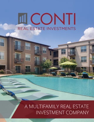 A MULTIFAMILY REAL ESTATE
INVESTMENT COMPANY
 