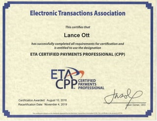 ETA License