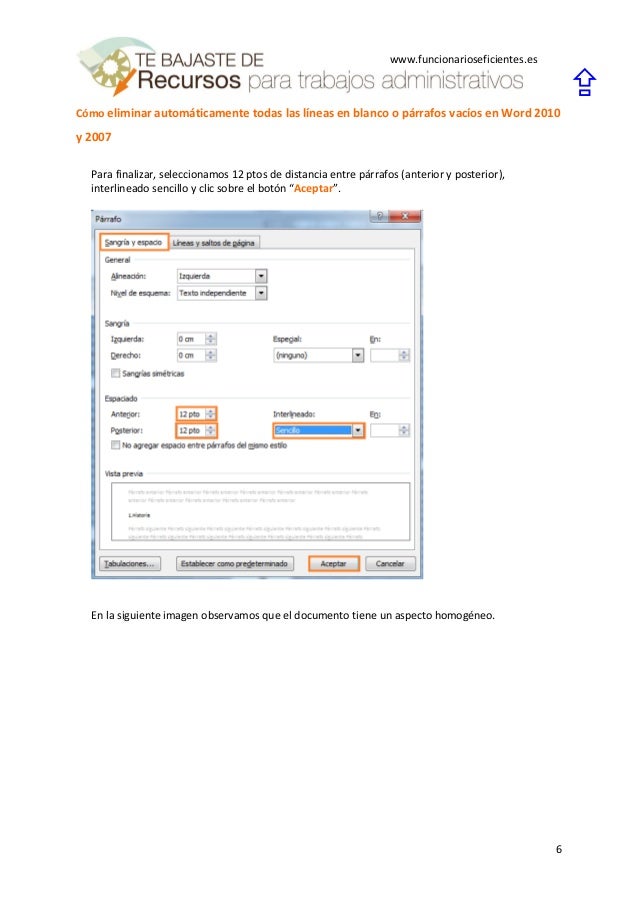 Como Eliminar Automaticamente Todos Las Lineas En Blanco O Parrafos V Como Eliminar Automaticamente Todos Las Lineas En Blanco O Parrafos V