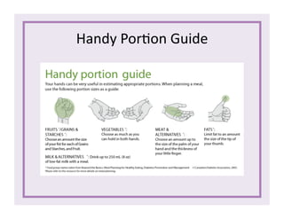 Handy	
  Por1on	
  Guide	
  
 