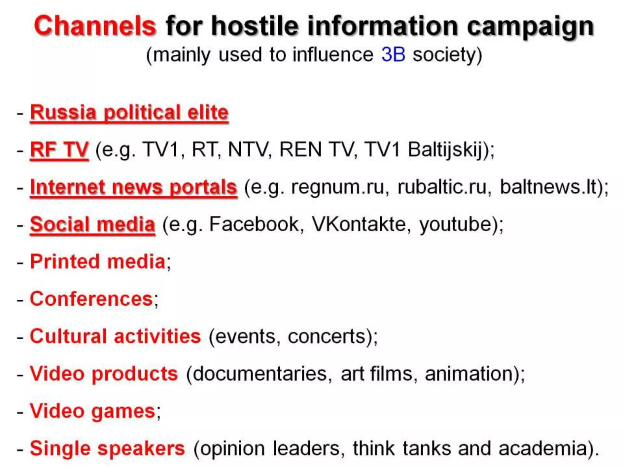2016 December -- Lithuanian Hybrid War Presentation