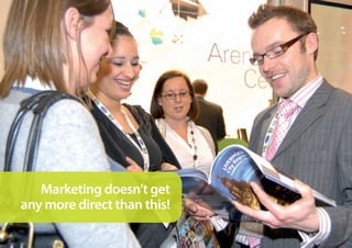 Marketing doesn’t get
any more direct than this!
 