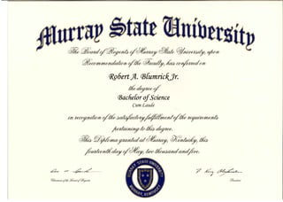 MSU BS Diploma