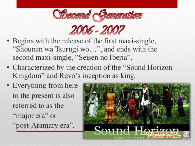 Sound Horizon Beginner S Guide Sound Horizon Beginner S Guide