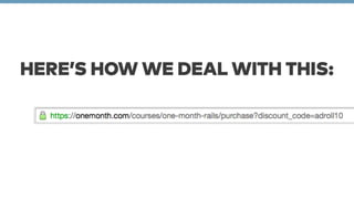 HERE’S HOW WE DEAL WITH THIS: 
 