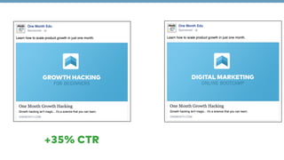 THE SAME PAGE WITHOUT THE 
NAVIGATION LINKS… 
9% CONVERSION RATE 17% CONVERSION RATE 
+91% 
source: http://www.sparkpage.c...