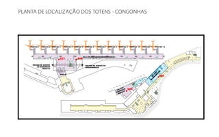 PORTÃO 1 PORTÃO 2 PORTÃO 3 PORTÃO 4 PORTÃO 5 PORTÃO 6 PORTÃO 7 PORTÃO 8 PORTÃO 9 PORTÃO 10 PORTÃO 11 PORTÃO 12
027 049
SALA DE EMBARQUE/DESEMBARQUE
RAIO-X
ESCADA DE ACESSO AO
DESEMBARQUE
ESCADA DE ACESSO
AO EMBARQUE
REMOTO
040
094
 