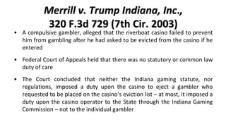 Michael Stephens - Self-Exclusion, Responsible Gambling and the Courts