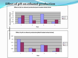 Effect of temperature on ethanol production 
