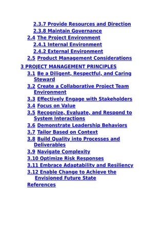 Comprehensive Guide to Project Management Principles and Ethics | PDF