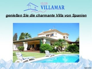genießen Sie die charmante Villa von Spanien
 