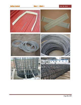 NuStar Limited GBar ® - GBolt ® Feb. 28, 2015
Page 8 of 29
 