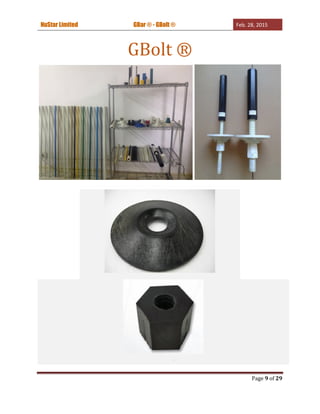 NuStar Limited GBar ® - GBolt ® Feb. 28, 2015
Page 9 of 29
GBolt ®
 