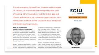 [EADTU-EU Online Summit] 2a. Embracing a new qualification - Implementing CMF in (MOOC-Based) Short Learning programmes