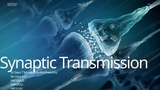 Comprehensive Overview of Synaptic Transmission Mechanisms and ...