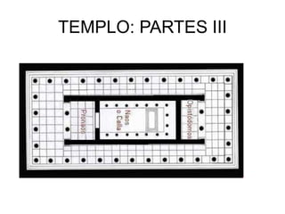 TEMPLO: PARTES III
 