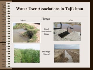 Water User Association and Governance: The Example of Tajikistan