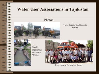 Water User Association and Governance: The Example of Tajikistan