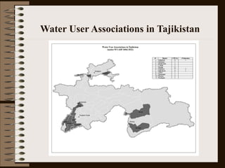 Water User Association and Governance: The Example of Tajikistan