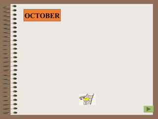 March
OCTOBER
 