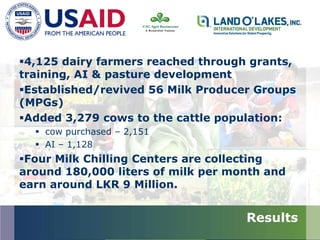Dairy Enhancement in Eastern Province of Sri-Lanka