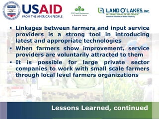 Dairy Enhancement in Eastern Province of Sri-Lanka