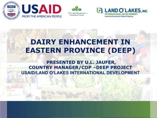 Dairy Enhancement in Eastern Province of Sri-Lanka